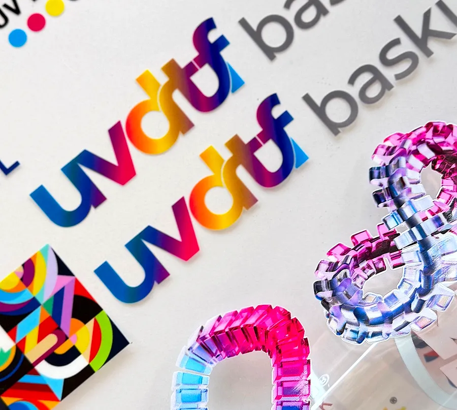 UV DTF baskı: logo etiketi