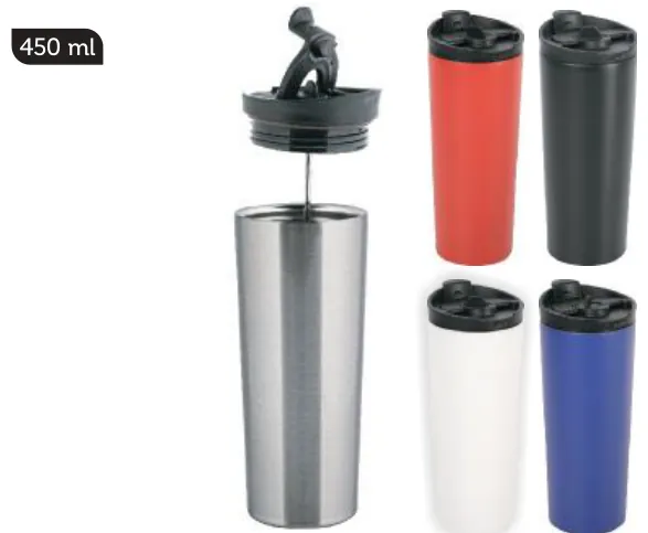 French press termos, 450 ml: ürün fotoğrafı ve renkleri