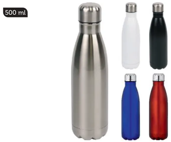Termos, 500 ml: ürün fotoğrafı ve renkleri