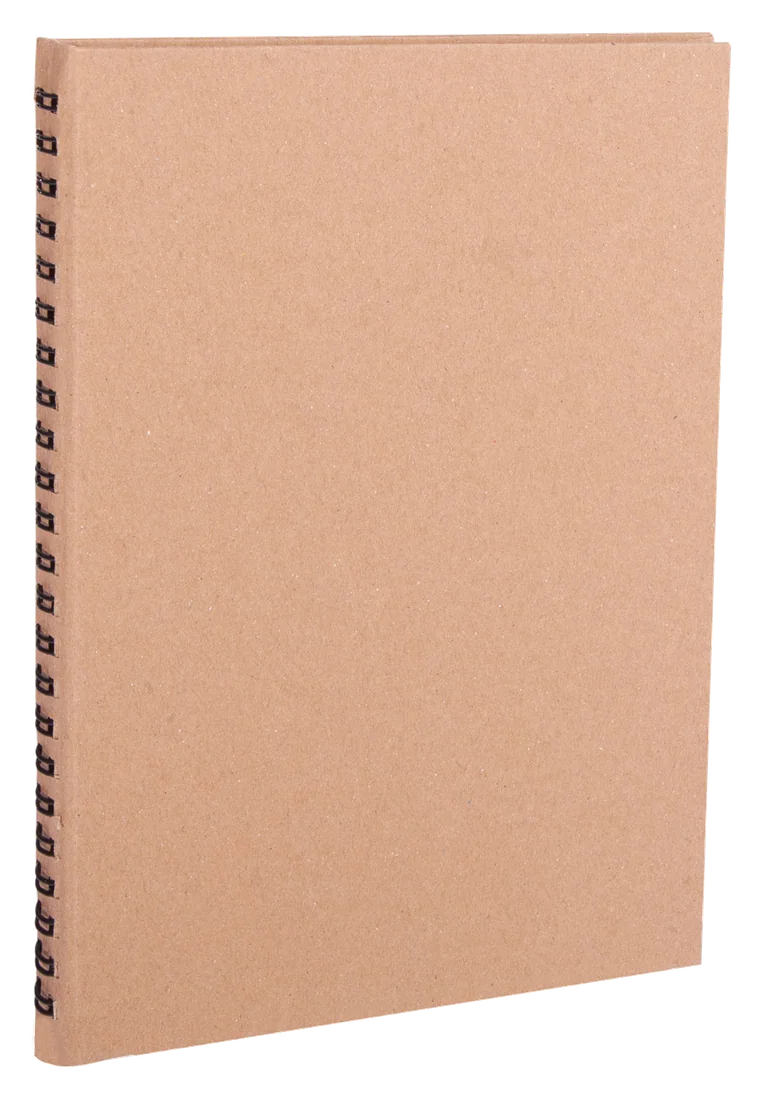Basınevleri Kraft Spiralli Tarihsiz Defter (15x21 cm)