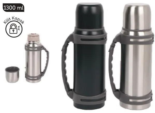 Termos, 1300 ml: ürün fotoğrafı ve renkleri
