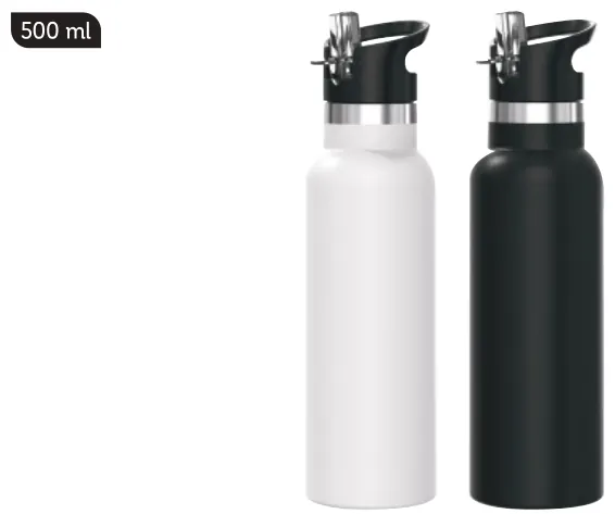 Termos matara, 500 ml: ürün fotoğrafı ve renkleri