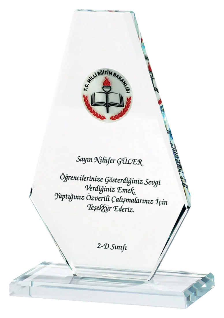 Yaman Kristal Plaket