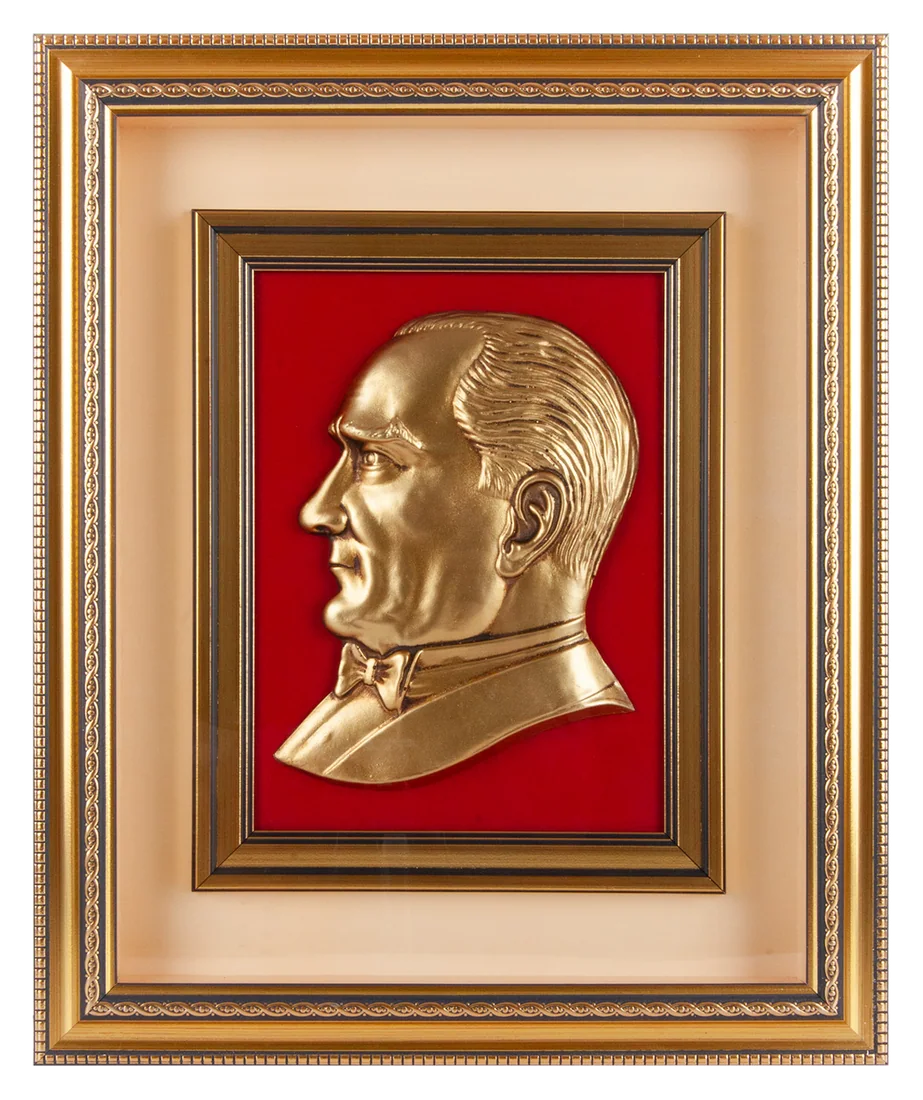 Lider Atatürk Kabartmalı Tablo