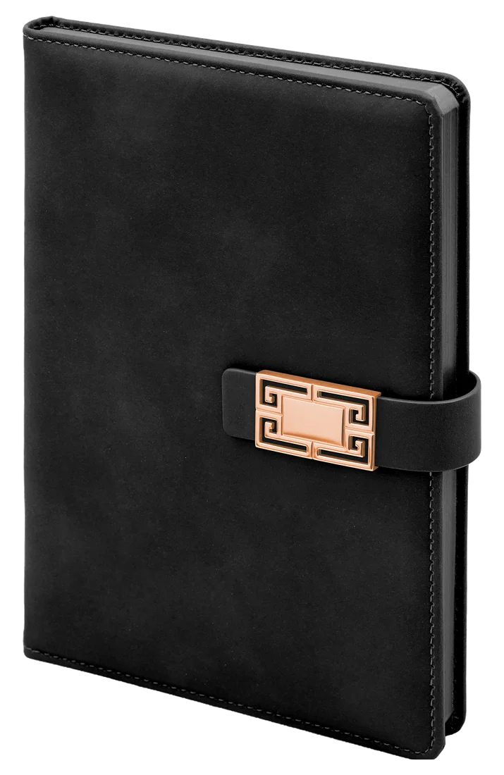 Öveçler Tarihsiz Defter (15x21 cm), siyah