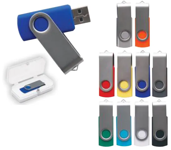 USB bellek, 8–128 GB: ürün fotoğrafı ve renkleri
