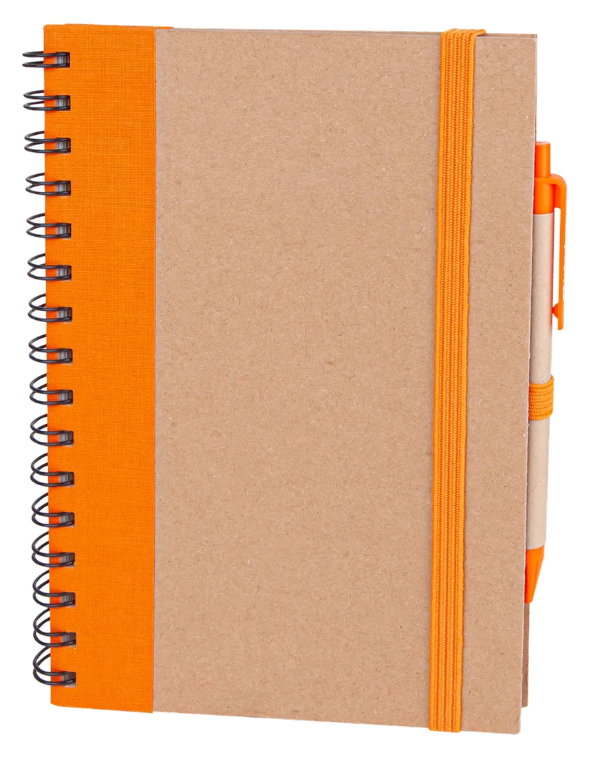 Pursaklar Spiralli Tarihsiz Defter (15x21 cm), turuncu
