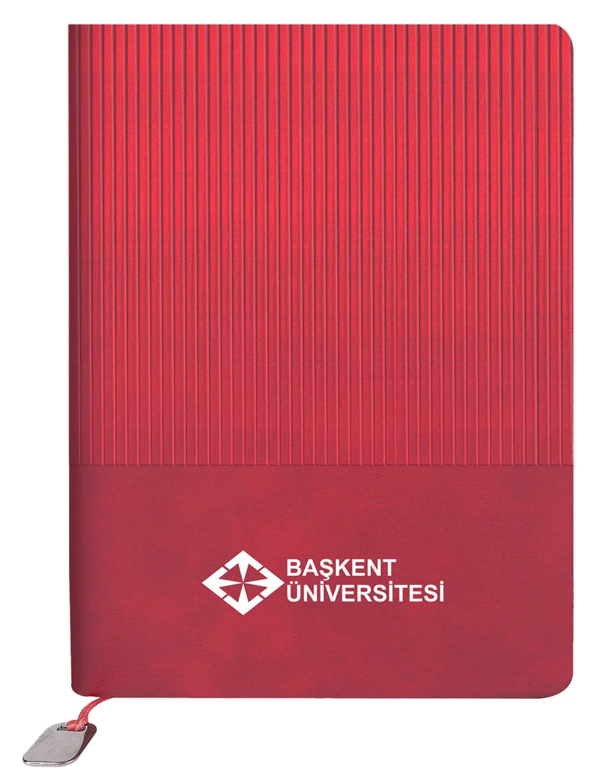 Dikmen Tarihsiz Defter (15x21 cm), kırmızı