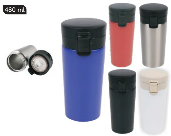 Termos, 480 ml: ürün fotoğrafı ve renkleri