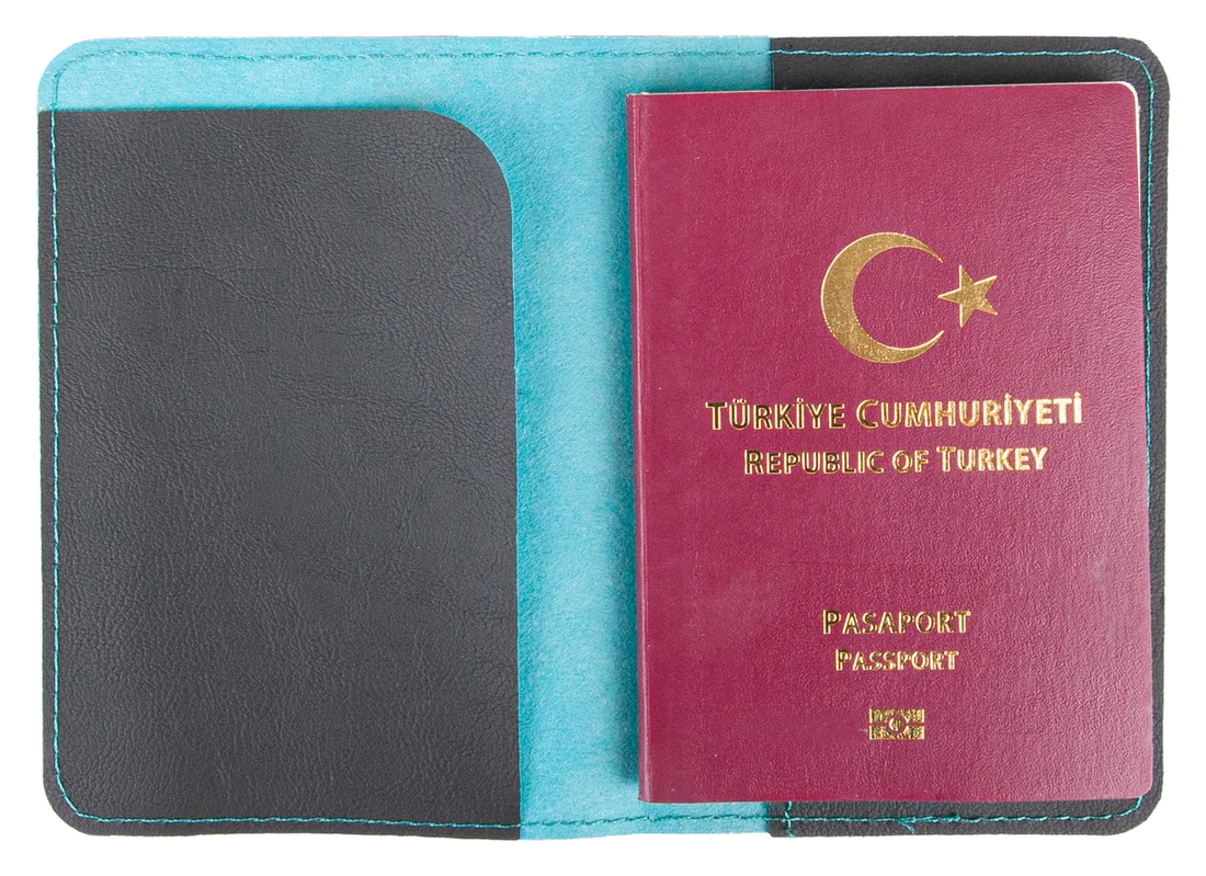 Pasaportluk Deri, turkuaz