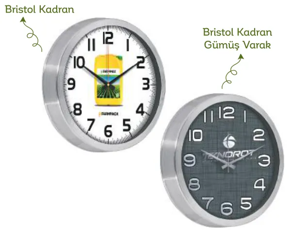 Duvar saati, 35 cm, alüminyum kasa: ürün fotoğrafı ve renkleri