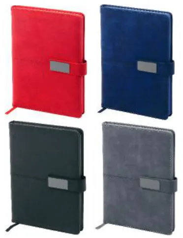 Tarihsiz defter, 14,5 × 21 cm: ürün fotoğrafı ve renkleri