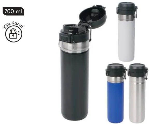 Emzikli termos, 700 ml: ürün fotoğrafı ve renkleri