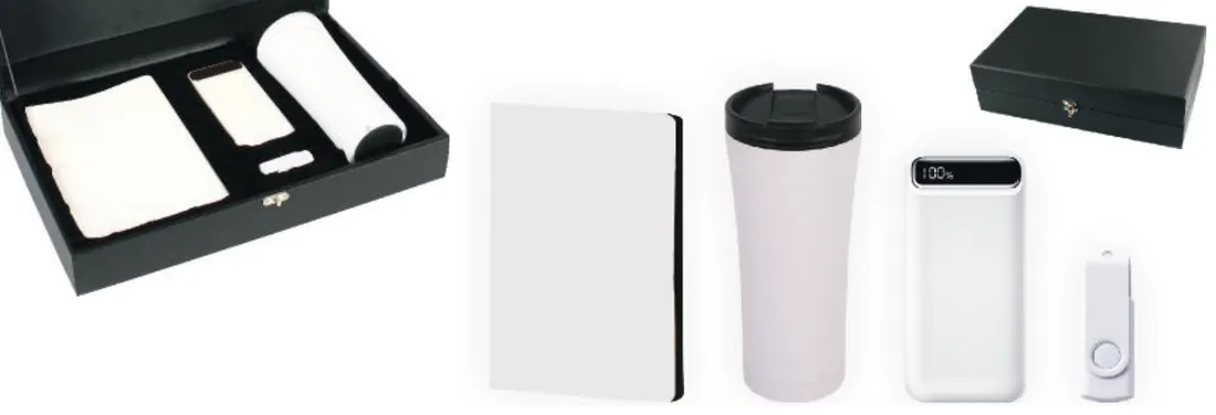 Defter ve termos VIP set: ürün fotoğrafı ve renkleri