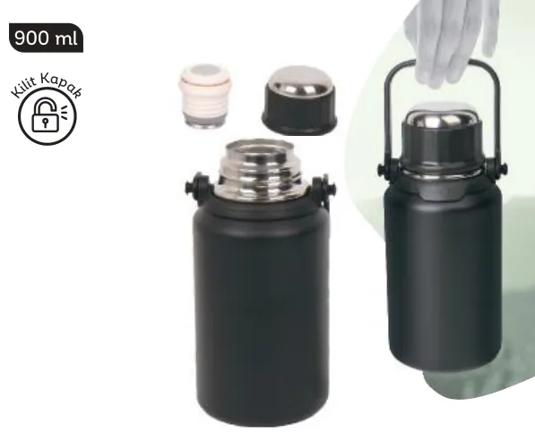 Termos, 900 ml: ürün fotoğrafı ve renkleri