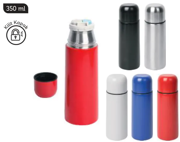 Termos, 350 ml: ürün fotoğrafı ve renkleri