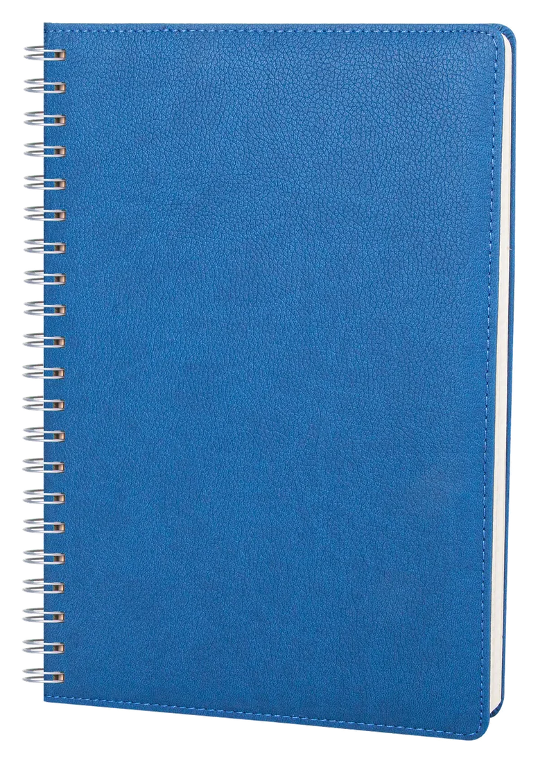 Plevne Kareli Tarihsiz Spiralli Defter (20x28 cm), lacivert